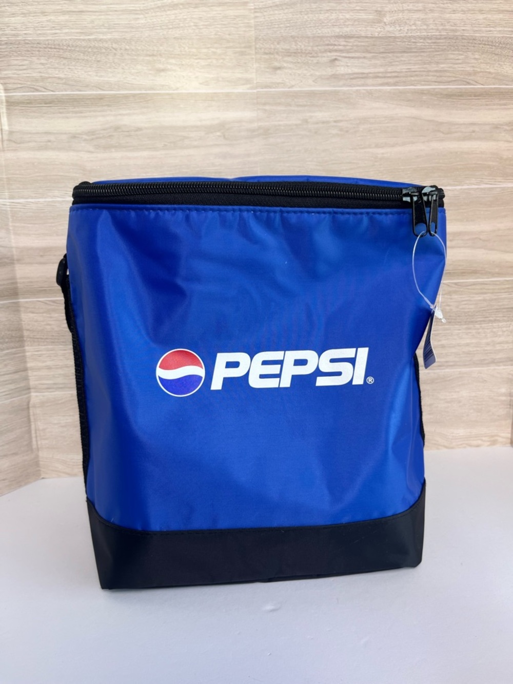 NEW!! Vintage Pepsi Cooler Lunch Bag Soft Side Blue Adjustable Strap Pepsi Cola